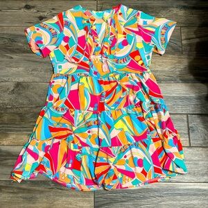 Boutique Aztec mini dress